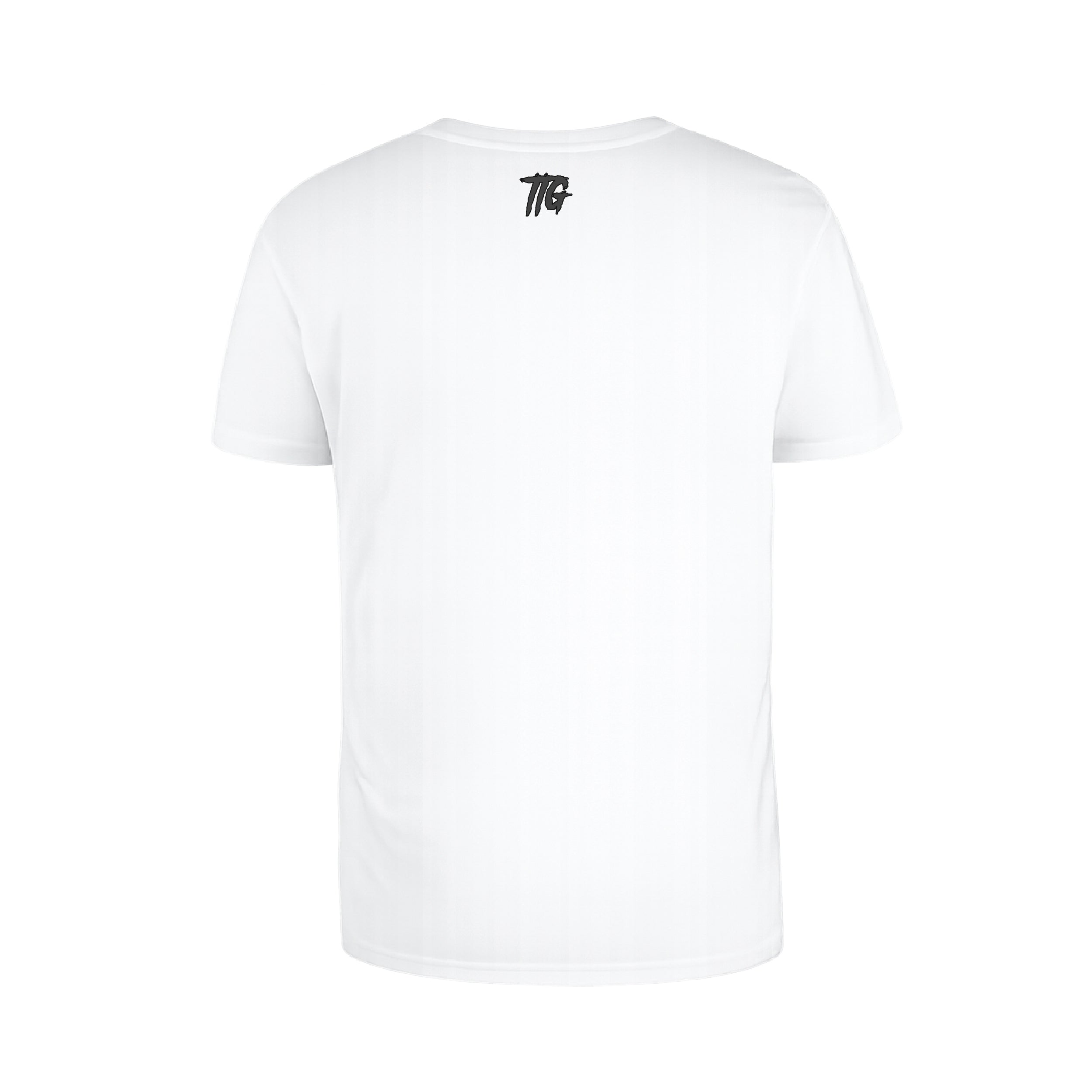 ST7 "Blackout" Charcoal/White Tee