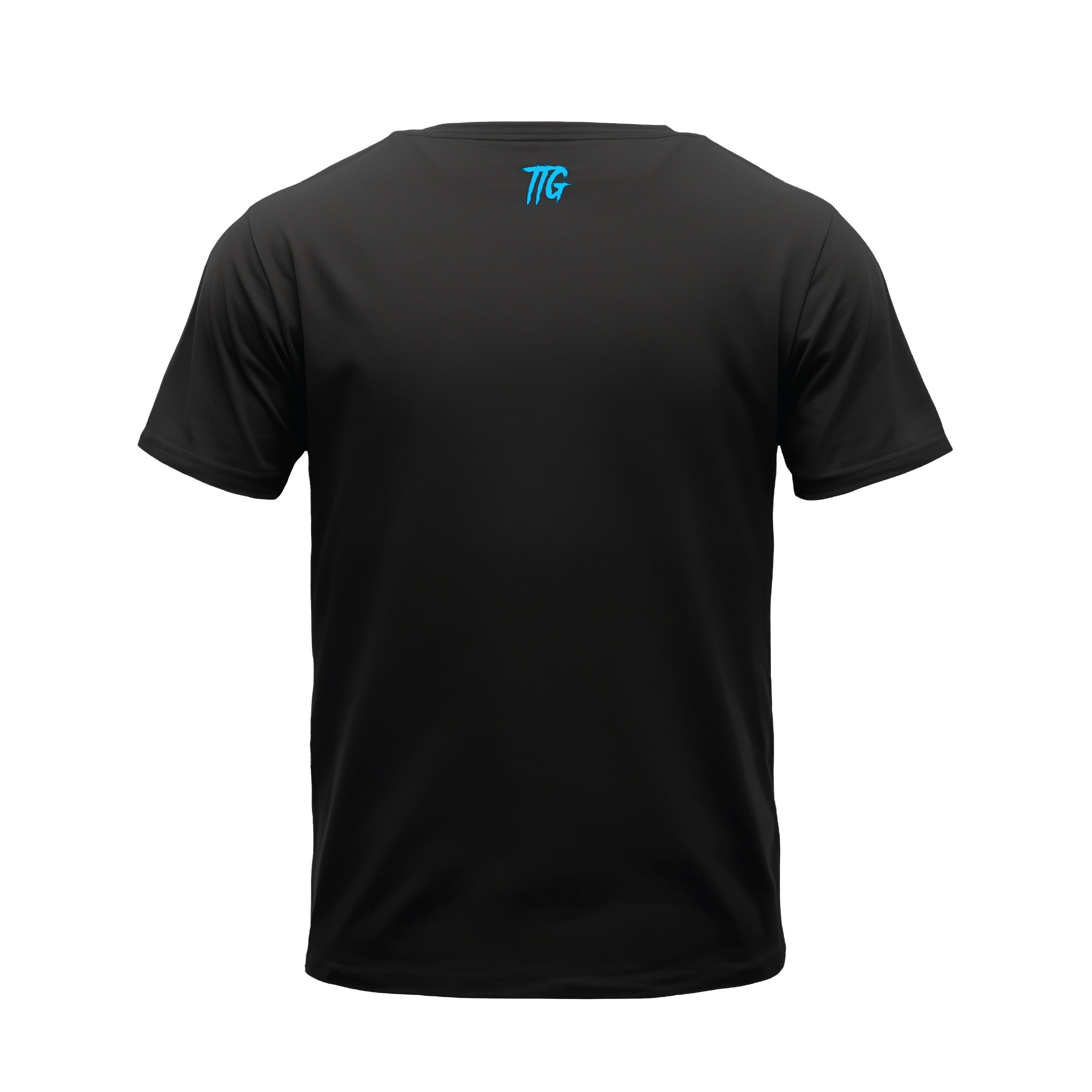ST7 "Cobalt" Cyan/Black Tee