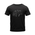 ST7 "Blackout" Charcoal/Black Tee