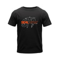 ST7 "Ignite" Orange/Black Tee