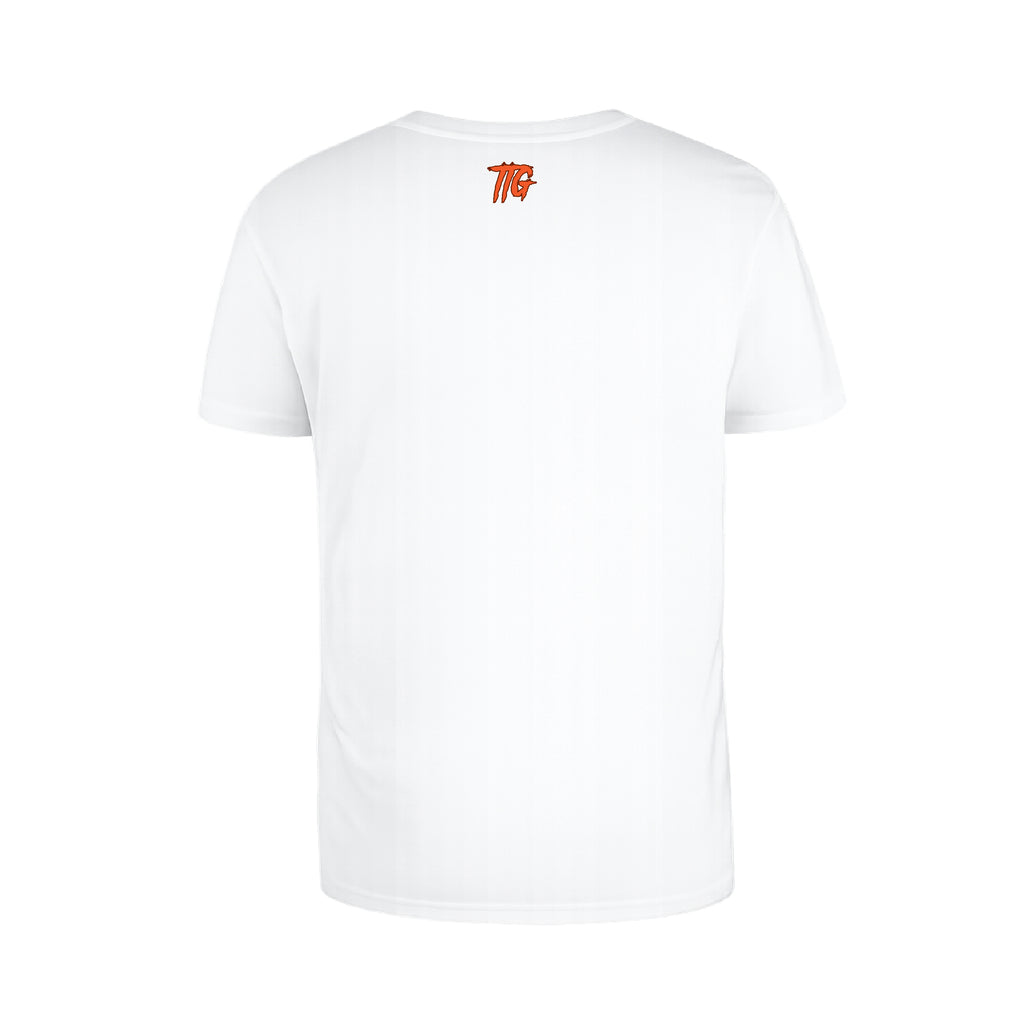 ST7 "Ignite" Orange/White Tee