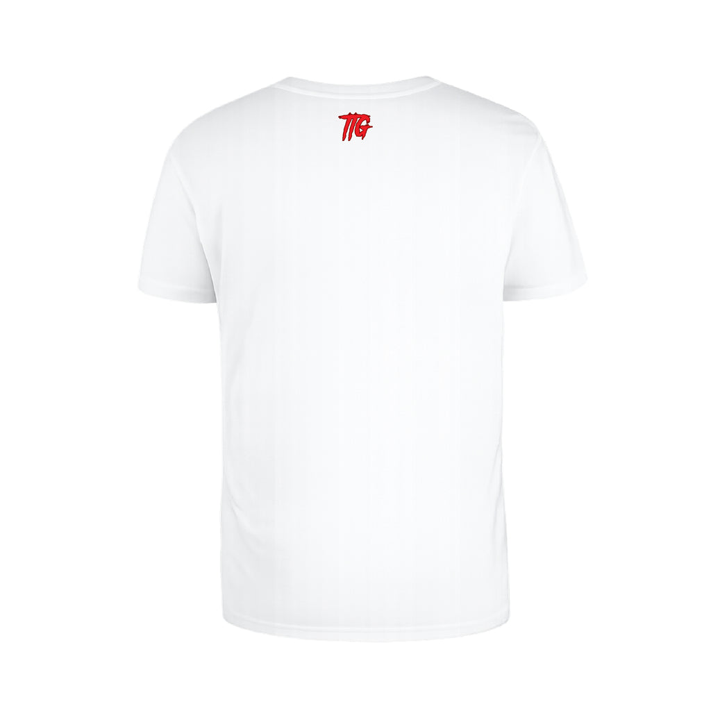 ST7 "Infrared" Red/White Tee