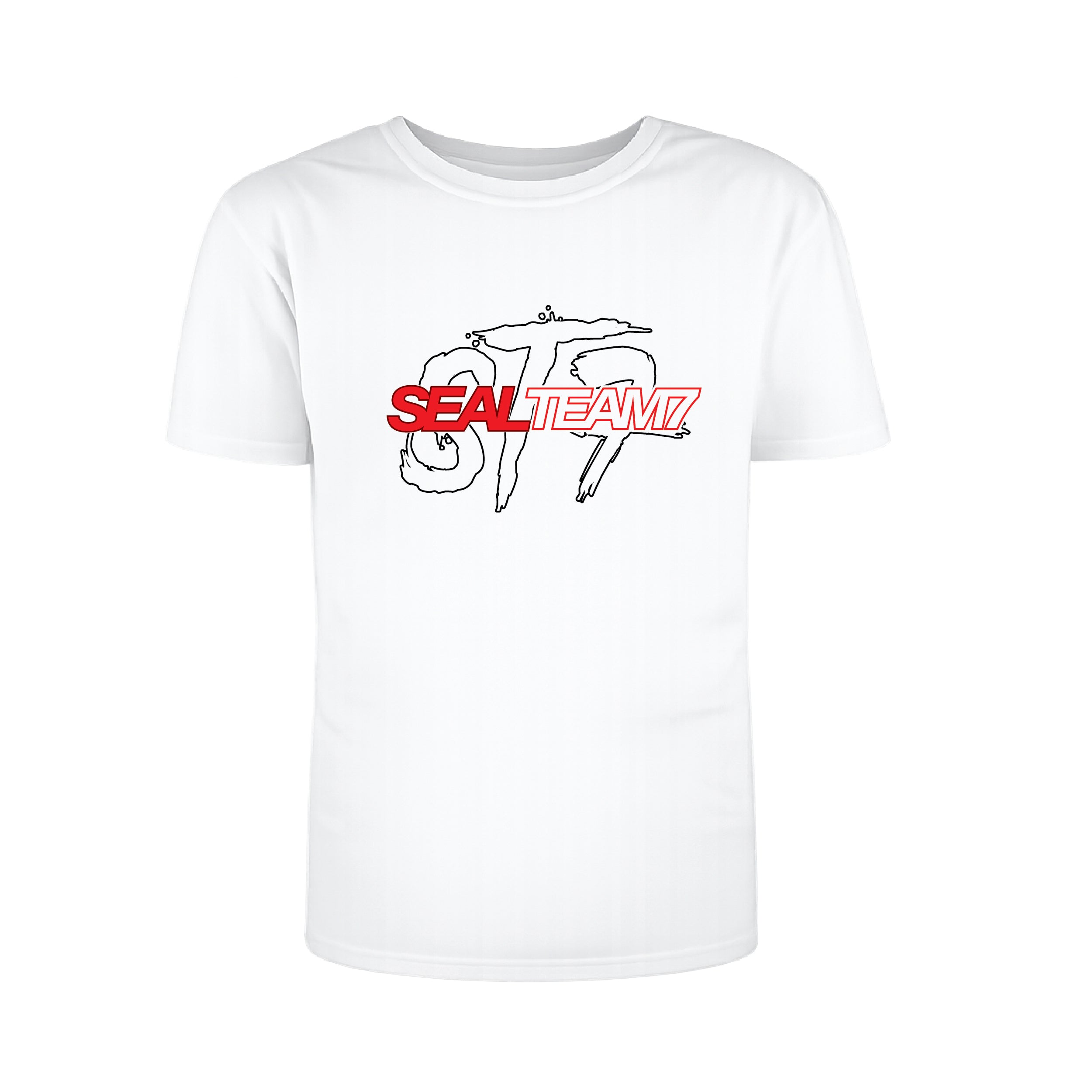 ST7 "Infrared" Red/White Tee