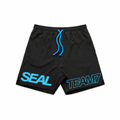 ST7 "Cobalt" Cyan/Black Shorts