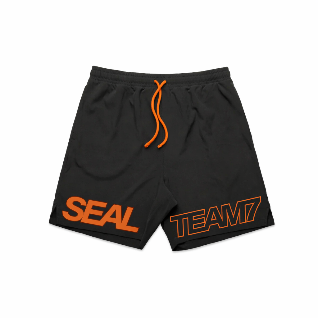 ST7 "Ignite" Orange/Black Shorts