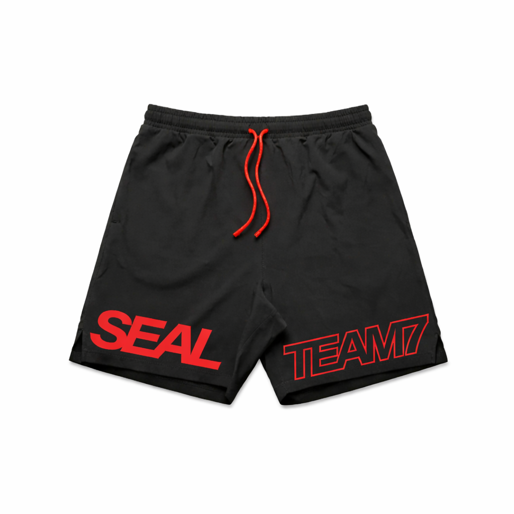 ST7 "Infrared" Red/Black Shorts